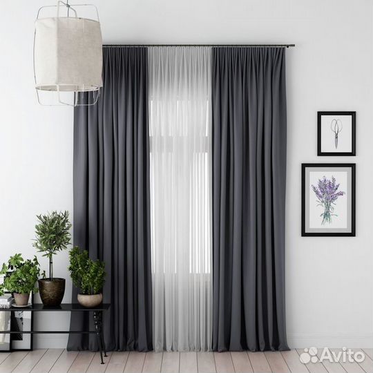 Шторы новые канвас небольшой брак