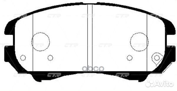 Колодки тормозные перед KIA soul 08/chery tigg