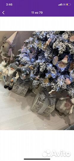 Ночник новогоднее украшение 2 шт