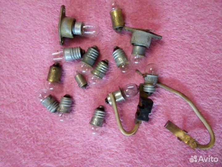 Лампочки для фонариков, предохранители СССР