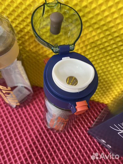 Бутылка для воды спортивная пластиковая 500мл