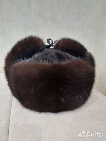 Норковая шапка мужская