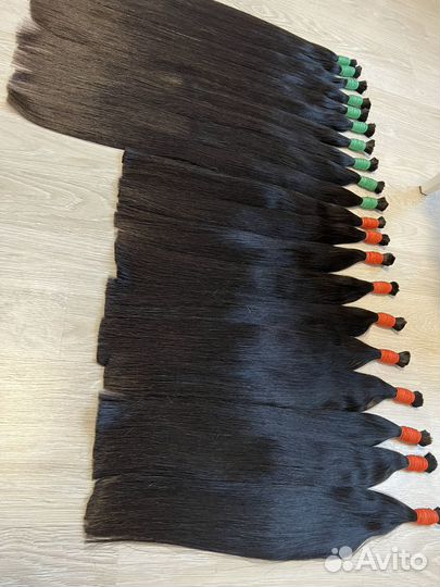 Волосы натуральные в срезах