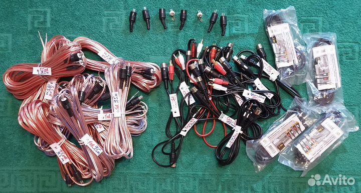 Кабели для подключения Советских усилителей