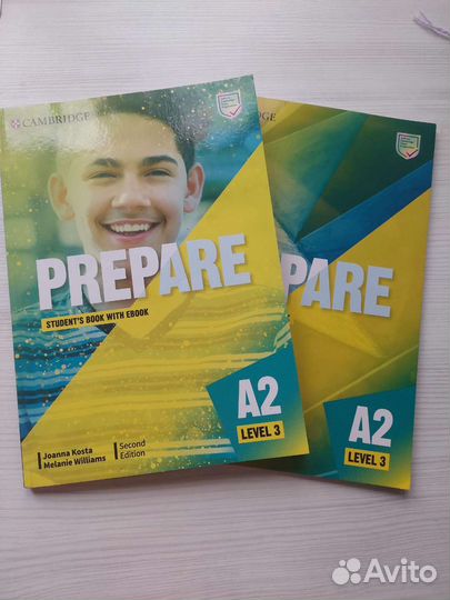 Учебник + рабочая тетрадь prepare 2