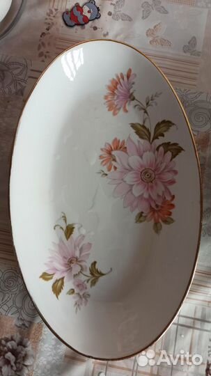 Три тарелки. Большие. Дулевский завод