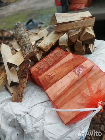 Поставка сухих колотых дров (береза, ольха, осина)