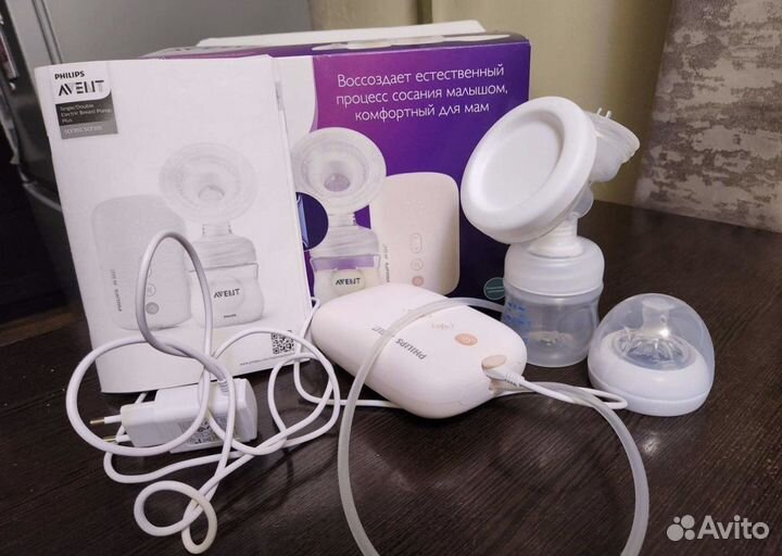 Молокоотсос avent электрический