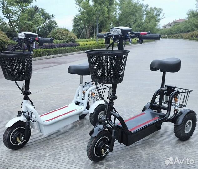 Электрисеский велосипед трехколесный