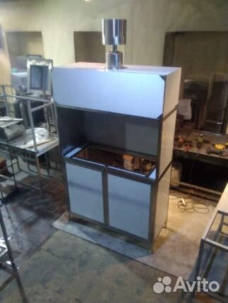 Мангал из нержавейки в ресторан