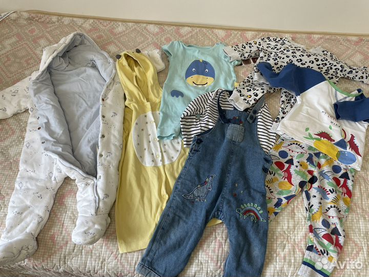 Пакет вещей фирмы Mothercare