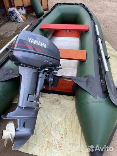 Лодка пвх stingray 320см (AL) c мотором yamaha 9.9