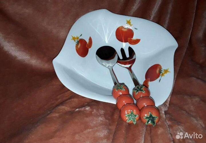 Подарочный набор для салатов новый