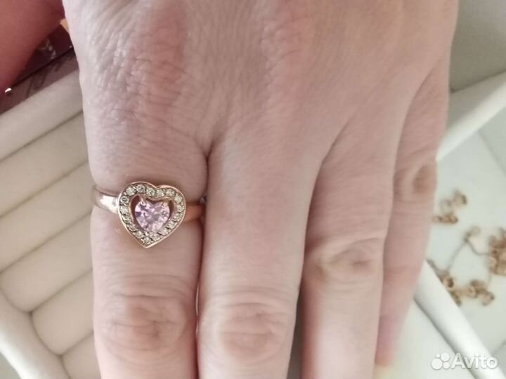 Кольцо с кварцем