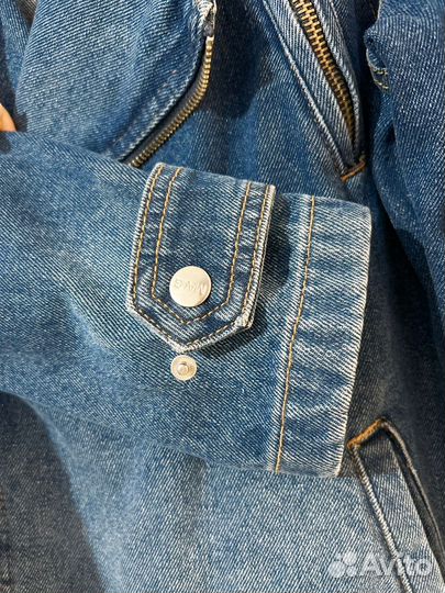 Джинсовая куртка zara/maag для девочки 140 новая