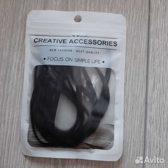 Эластичные шнурки, черные