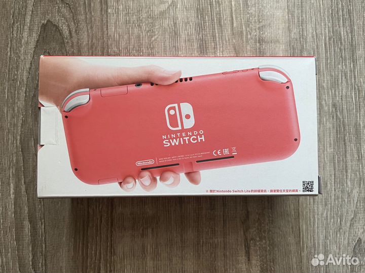 Новая Nintendo switch lite, коралловая, чип, 128
