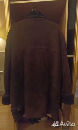 Дубленка натуральная мужская р. 52-54