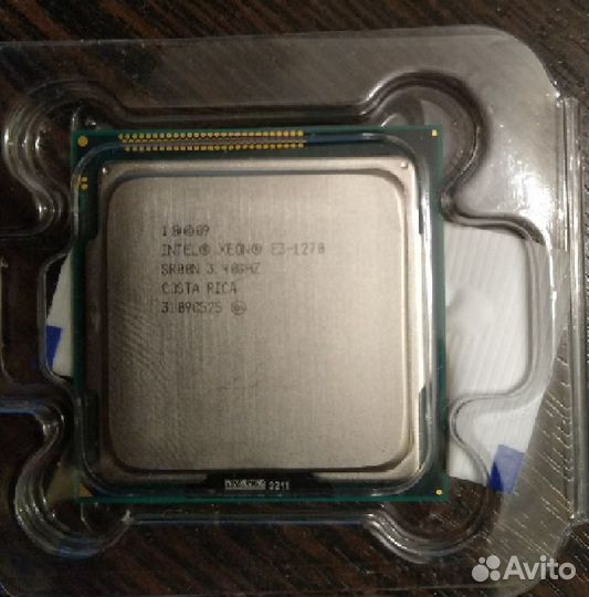 Процессор Intel Xeon E3-1270 3400 MHz LGA1155