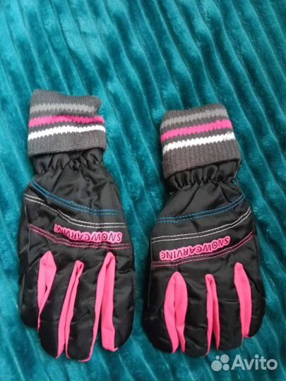 Перчатки зимние детские 10 лет