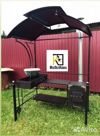 Кованый мангал из металла