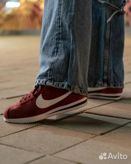 Кроссовки nike Cortez Nylon Red женские