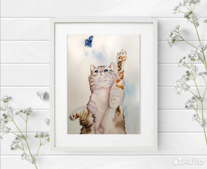 Акварельная картина