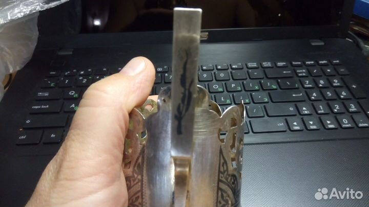 Подстаканник, серебро 875, СССР