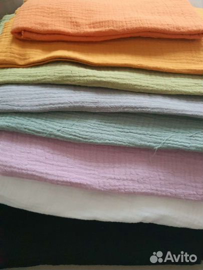 Отрез ткани лен