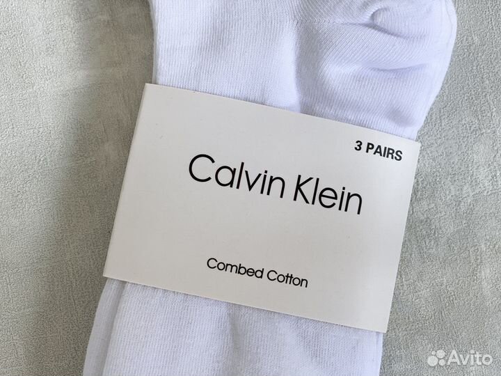 Белые носки Calvin Klein