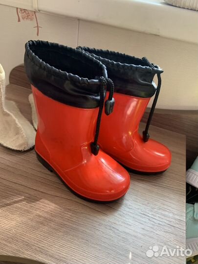 Детские резиновые сапоги