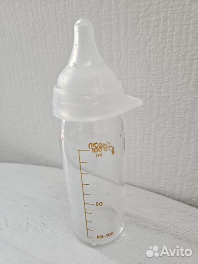 Бутылочка Pigeon для недоношенных (стекло) 100 мл