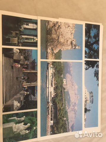 Раритет открытки Курорты Южного берега Крымв