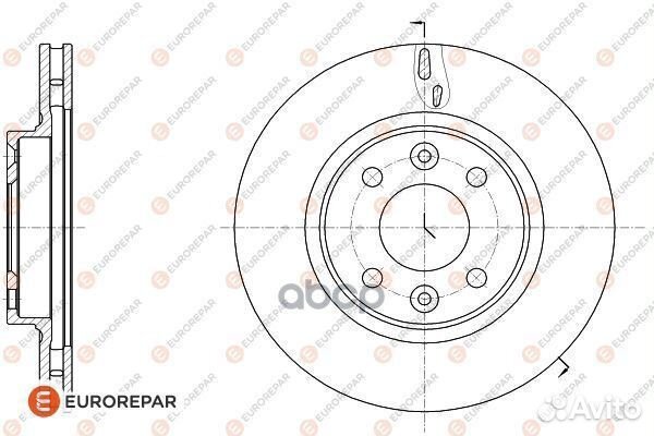 Комплект тормозных дисков 2шт renault logan/mсv