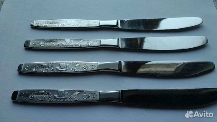 Ножи Ладья, нержавейка, СССР, 6 шт