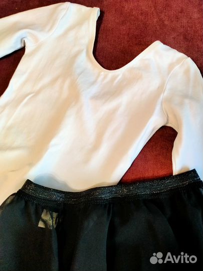 Купальник гимнастический и юбка