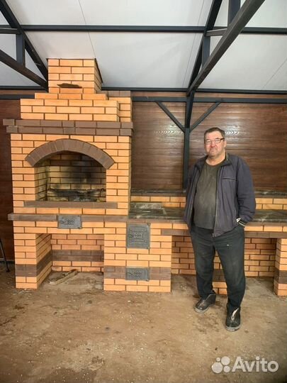 Печник кладка печей каминов и барбекю
