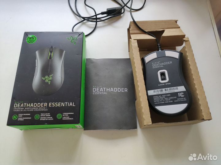 Игровая мышь проводная Razer DeathAdder Essential