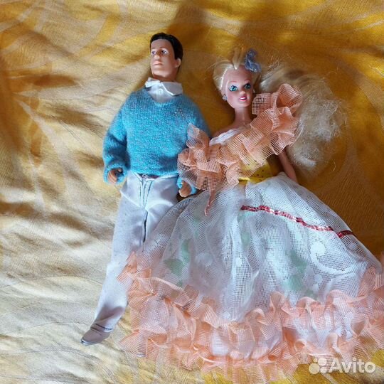 Кукла Барби оригинал и Кен с одеждой оригинал