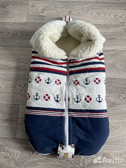 Конверт на выписку в коляску для автокресла