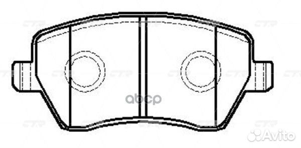 GK0841 колодки дисковые передние Nissan Micra