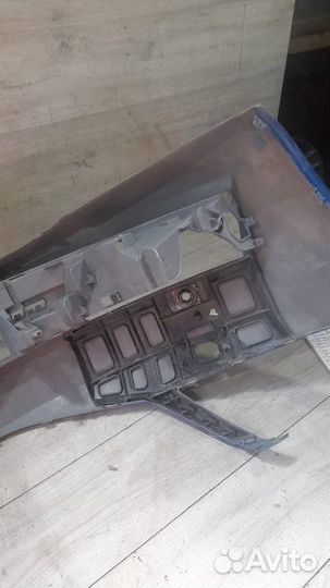 Бампер передний под парктроники и омыватели Skoda