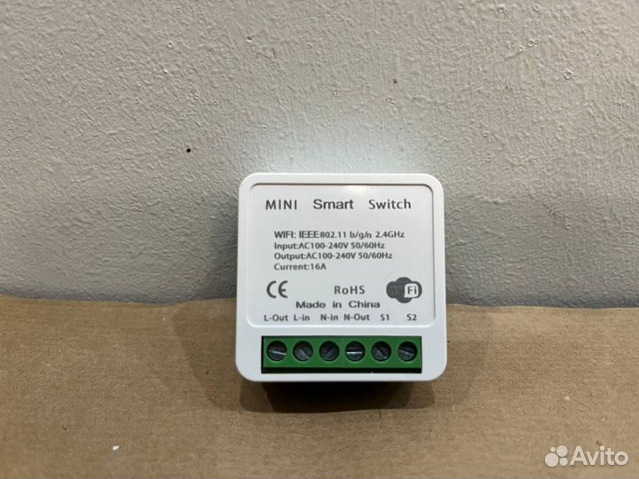 Умное беспроводное WiFi реле Tuya