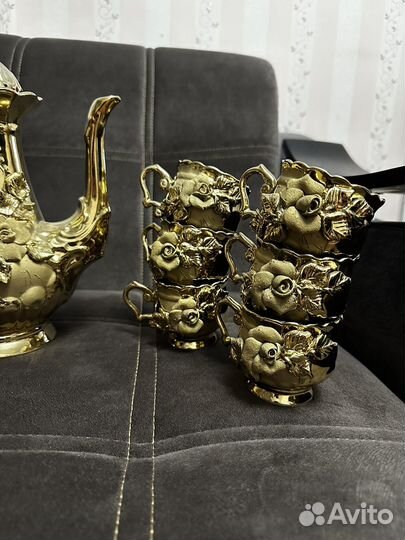 Чайный сервис Золотая Роза