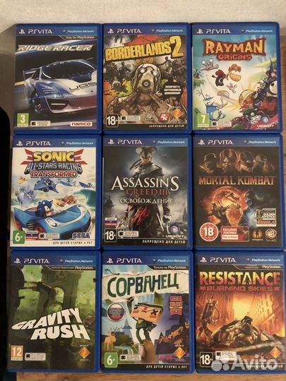 Резерв Игры PS Vita