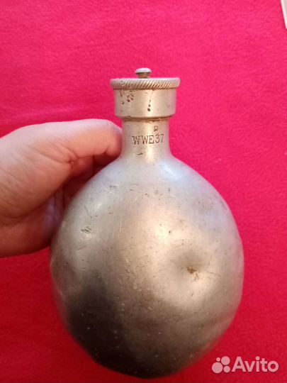 Фляжка немецкая алюминиевая