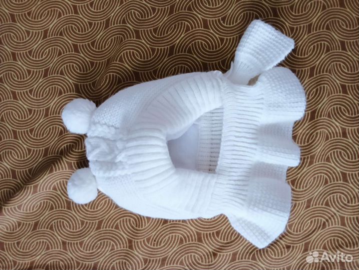 Шапка шлем до 6мес