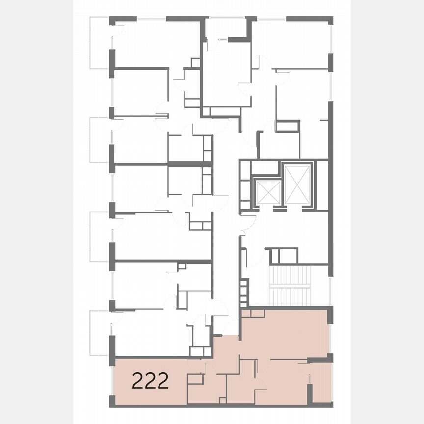 2-к. квартира, 55,7 м², 8/10 эт.