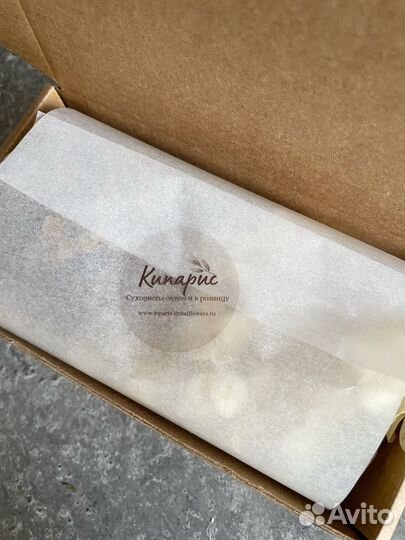 Набор сухоцветов нежно-розовый для творчества