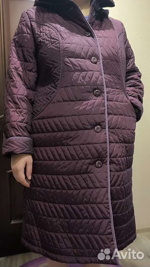 Пальто стеганое